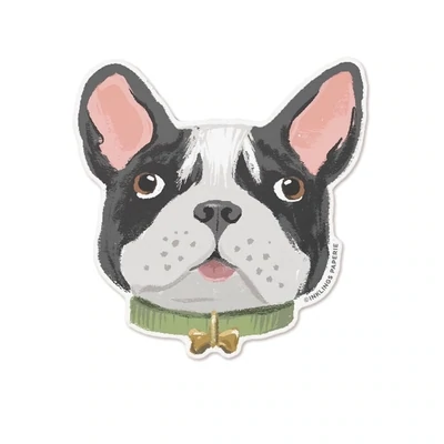 French Bulldog Face Sticker