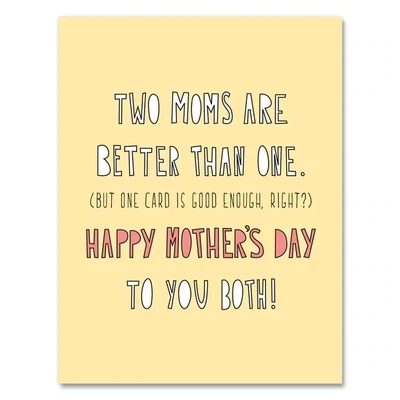 Two Moms Card