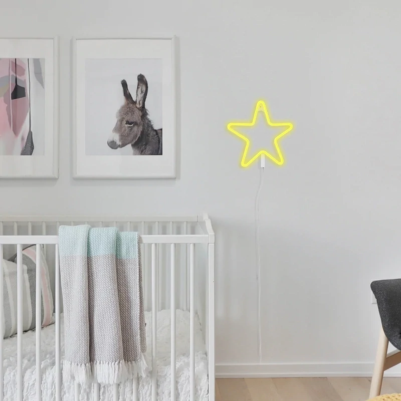 Yellow Star LED Light