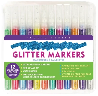 Studio Glitter Markers