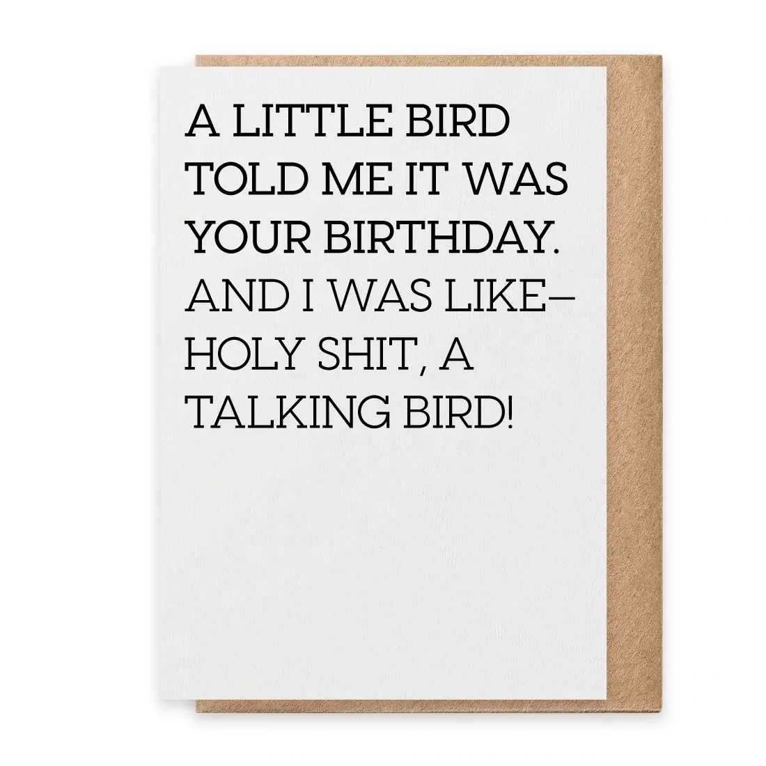 A Little Bird Card A Little Bird Card