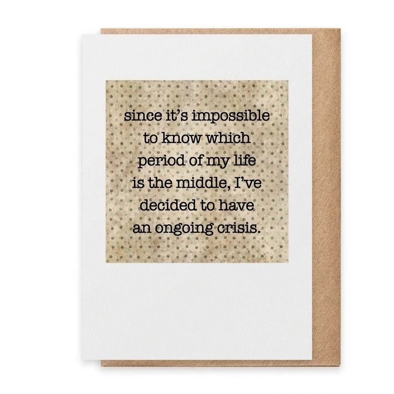 On Going Crisis Card