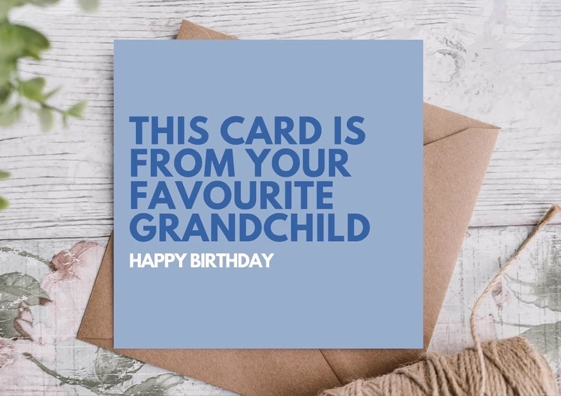 Favourite Grandchild Card