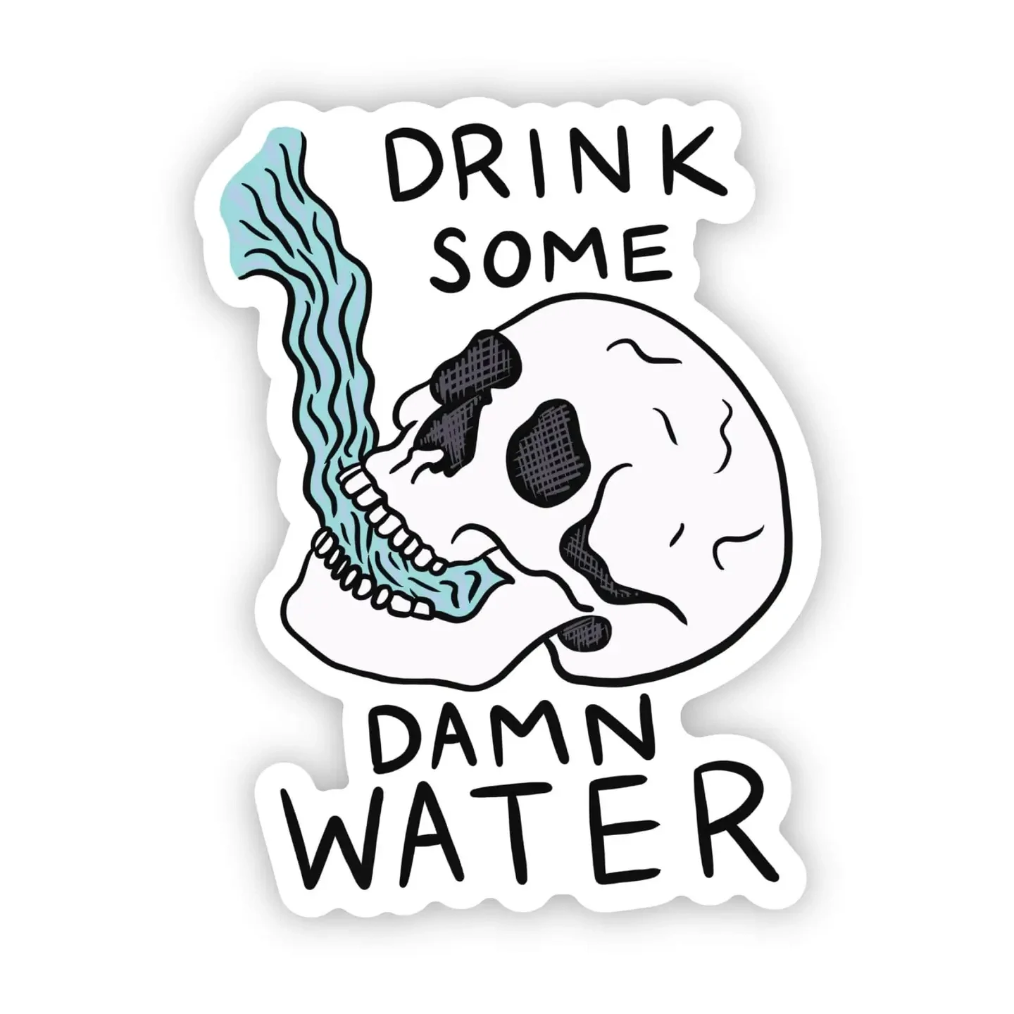 Damn Water Sticker