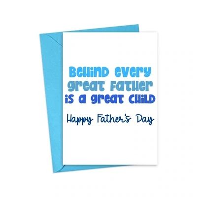 Great Father Great Child Card