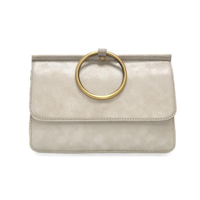 Joy Metallic Silver Aria Ring Bag