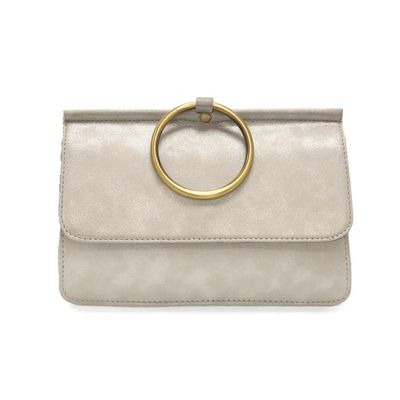Joy Metallic Silver Aria Ring Bag