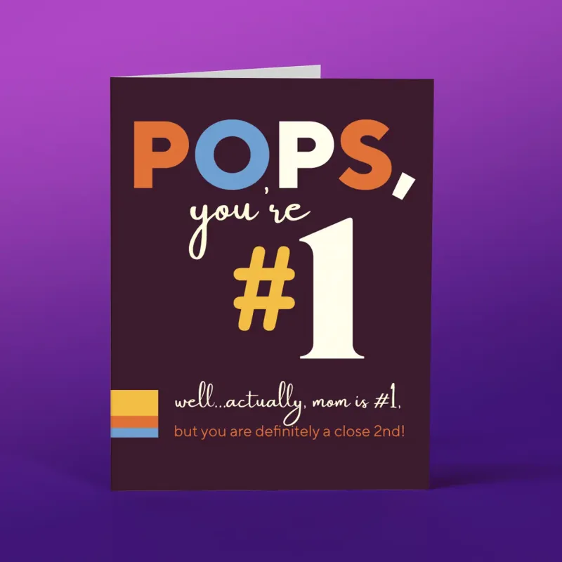 Pops Father&#39;s Day Card