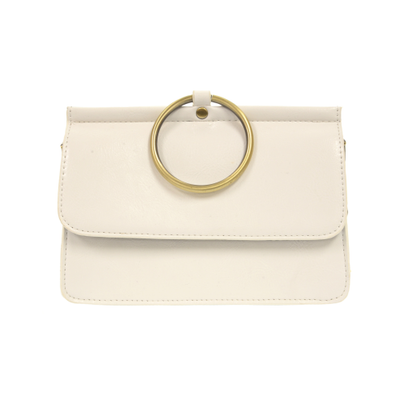 Joy White Aria Ring Bag