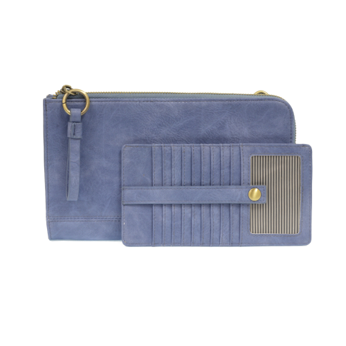 Joy Karina Crossbody Wallet Peri Blue