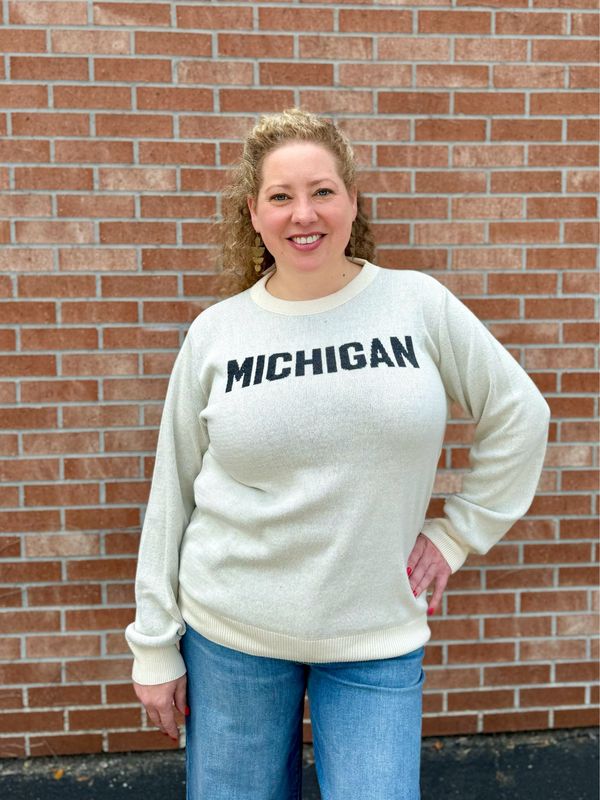 MI Crewneck Nat. MI Crewneck Nat.