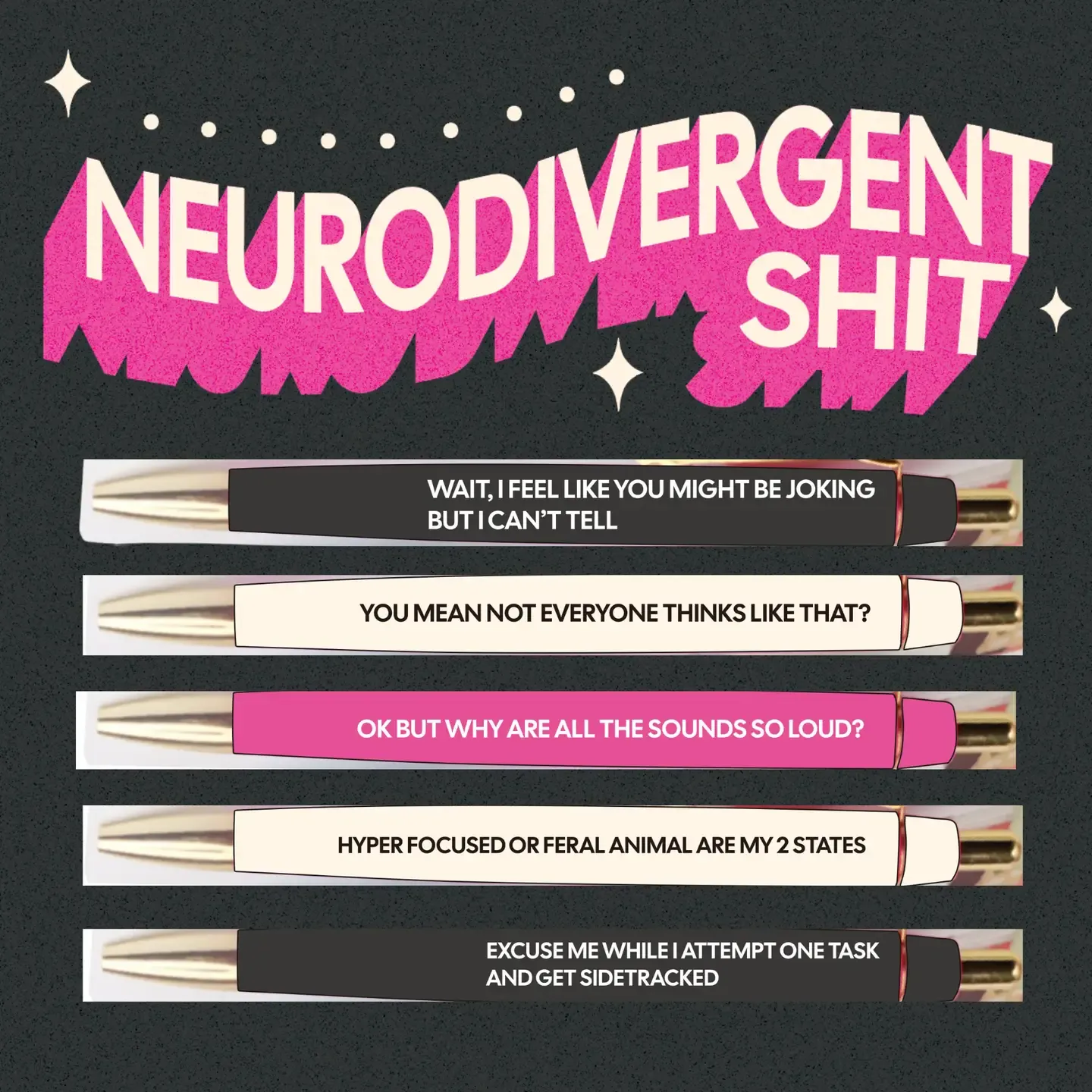Neurodivergent Pen Set