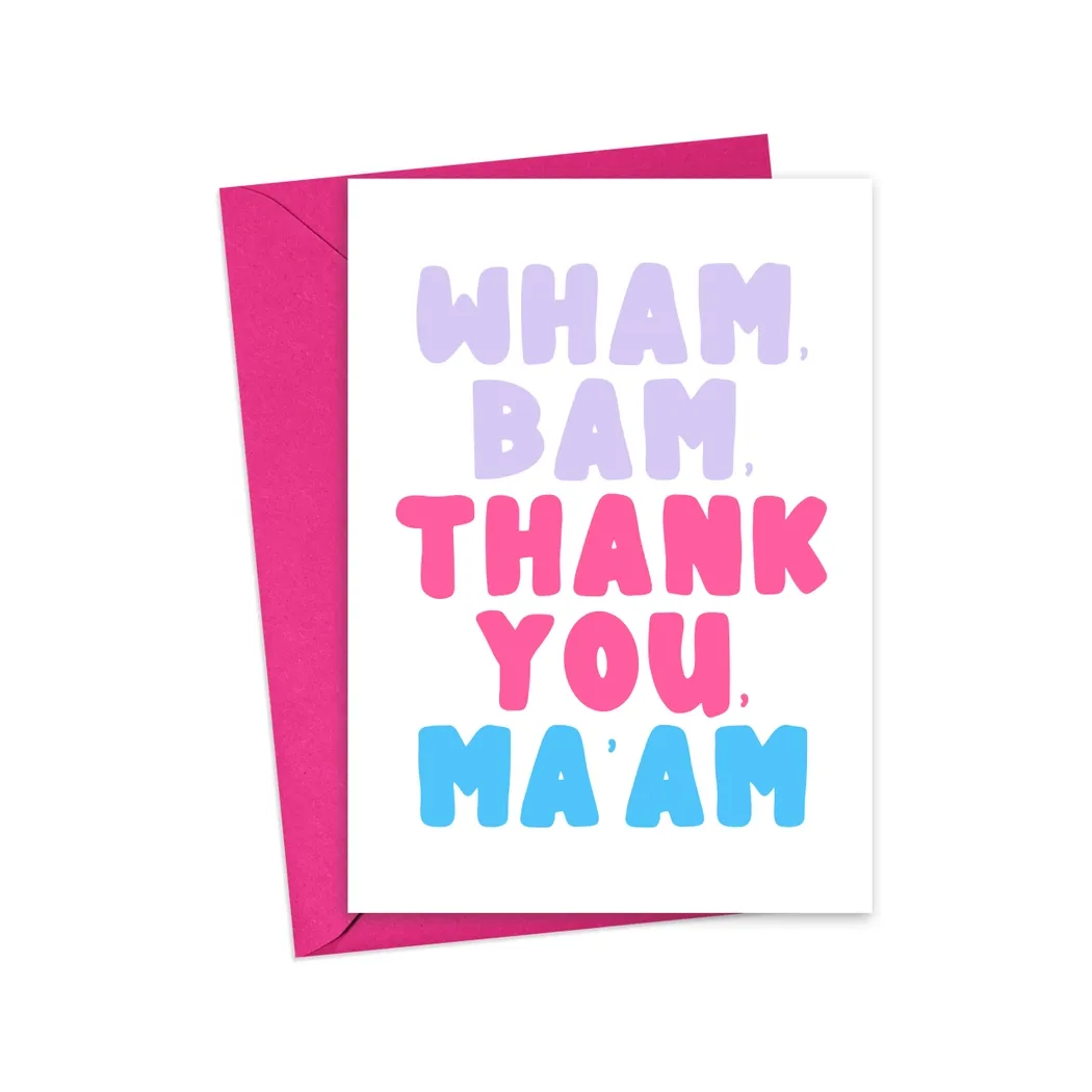 Wham Bam Card