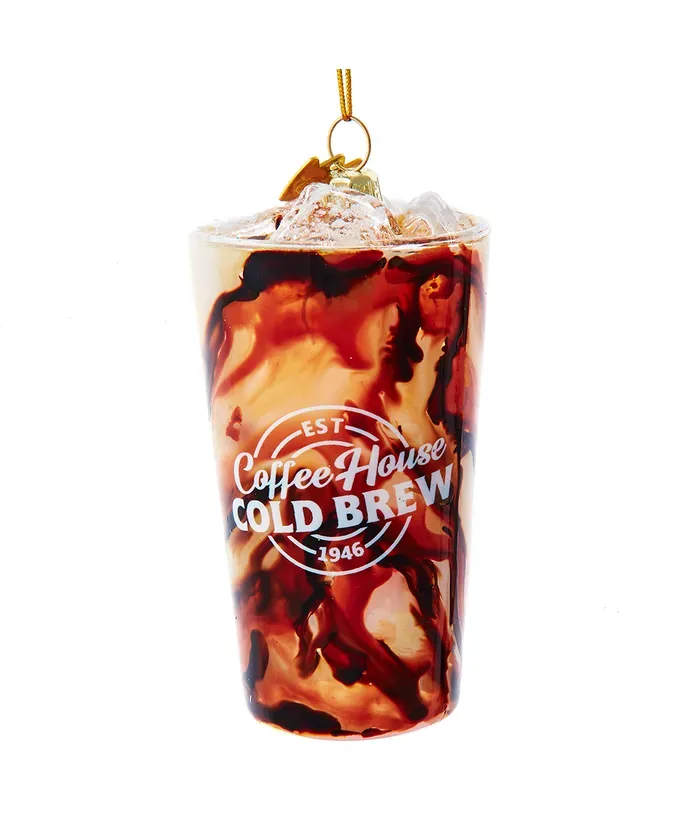 Glass Cold Brew Ornament