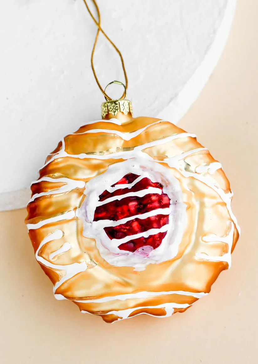 Cherry Danish Ornament