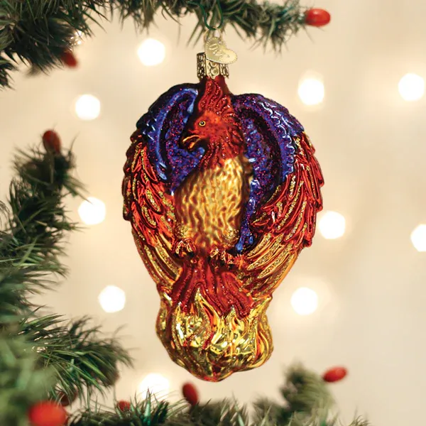 Firey Phoenix Ornament