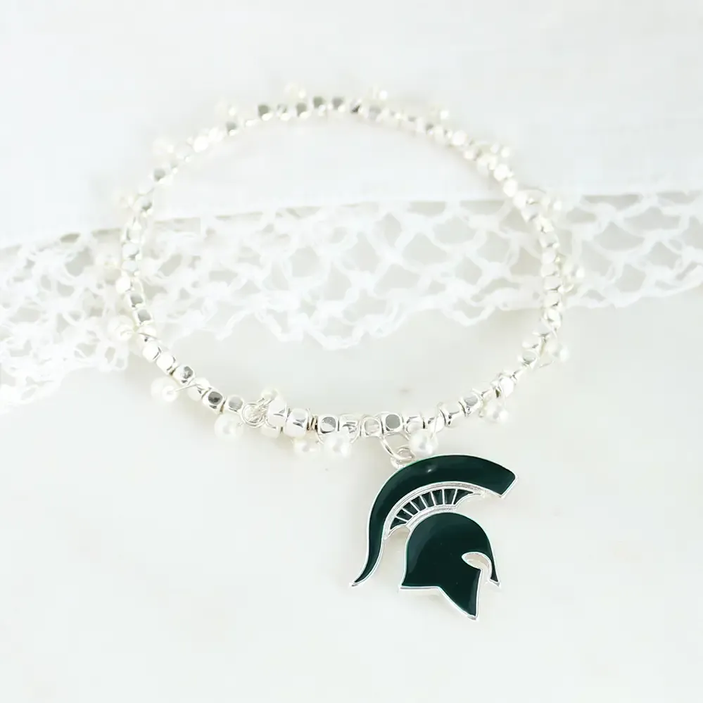 MSU Pearl Bracelet