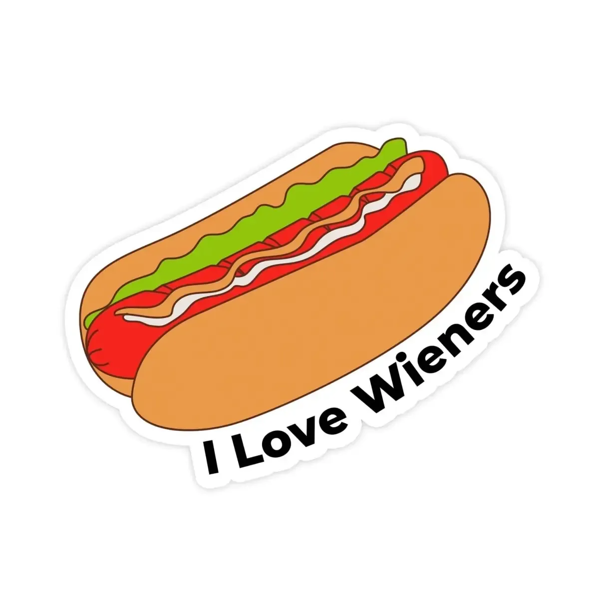 Love Wieners Sticker
