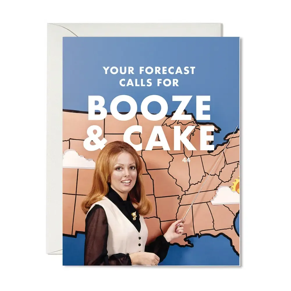 Forecast for Booze Card Forecast for Booze Card