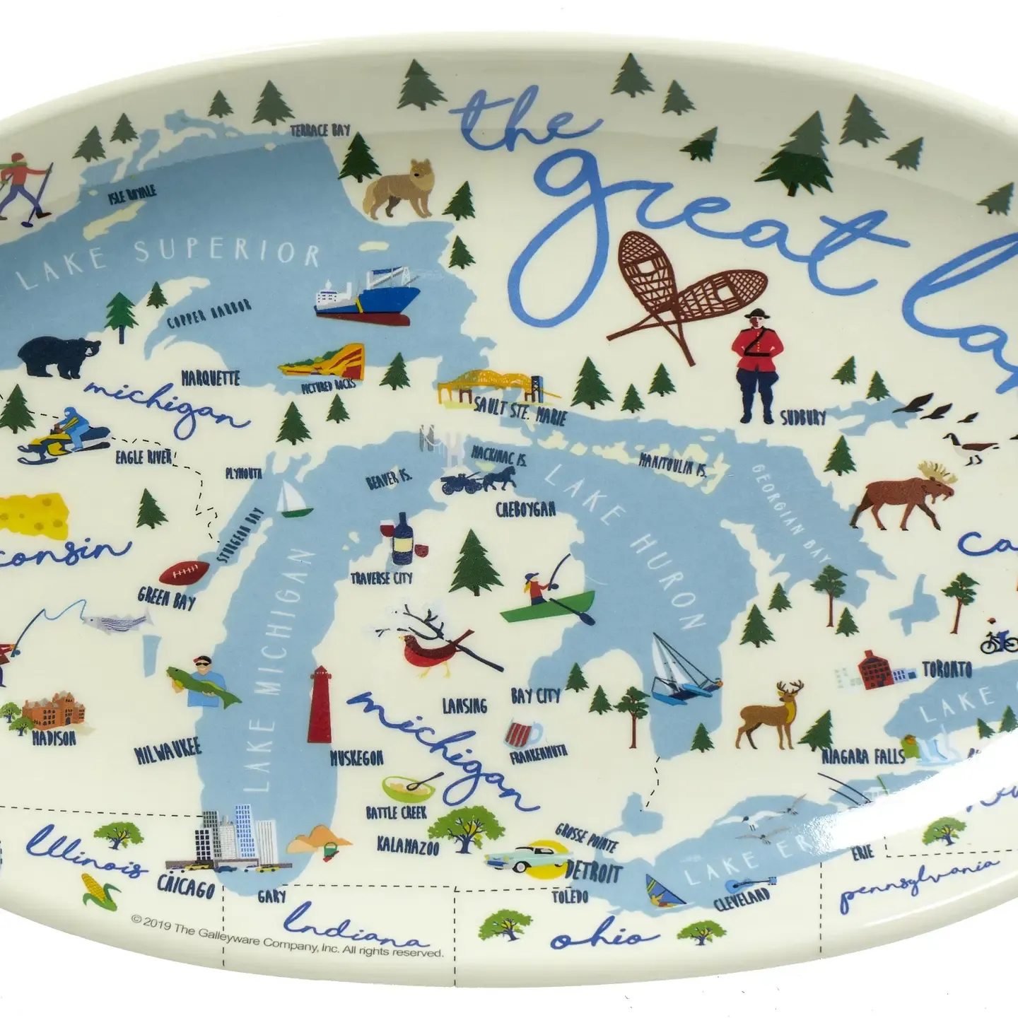 Great Lakes Tidbit Tray