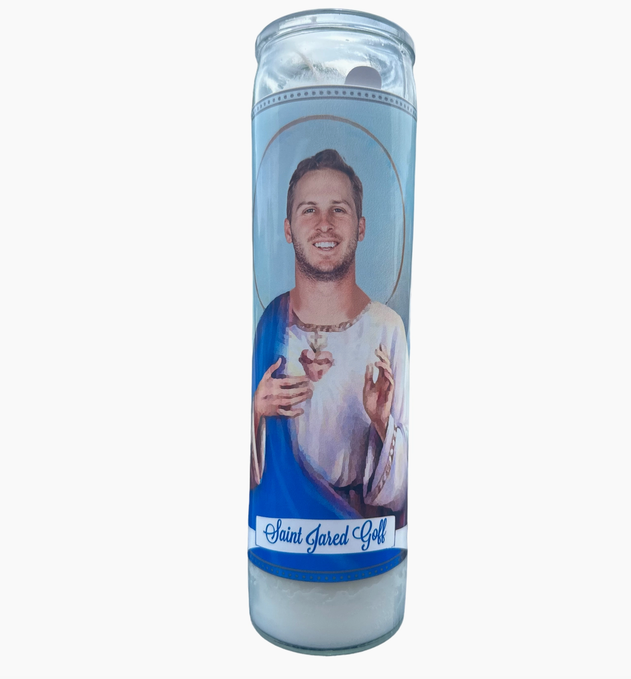 Jared Goff Prayer Candle 