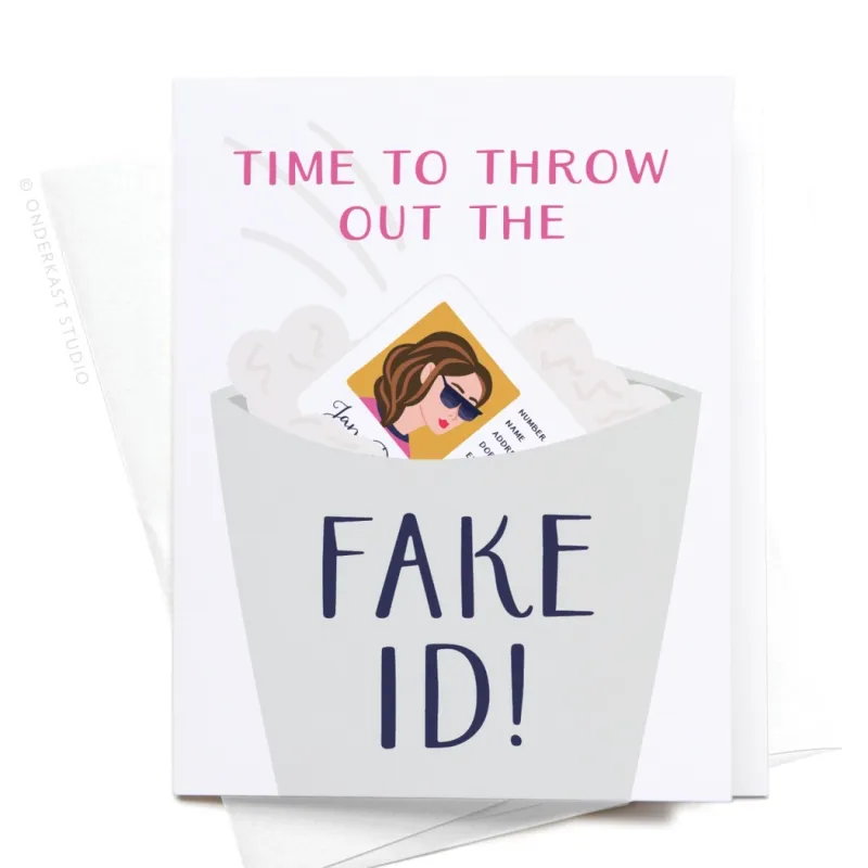 Throw out Fake ID Card