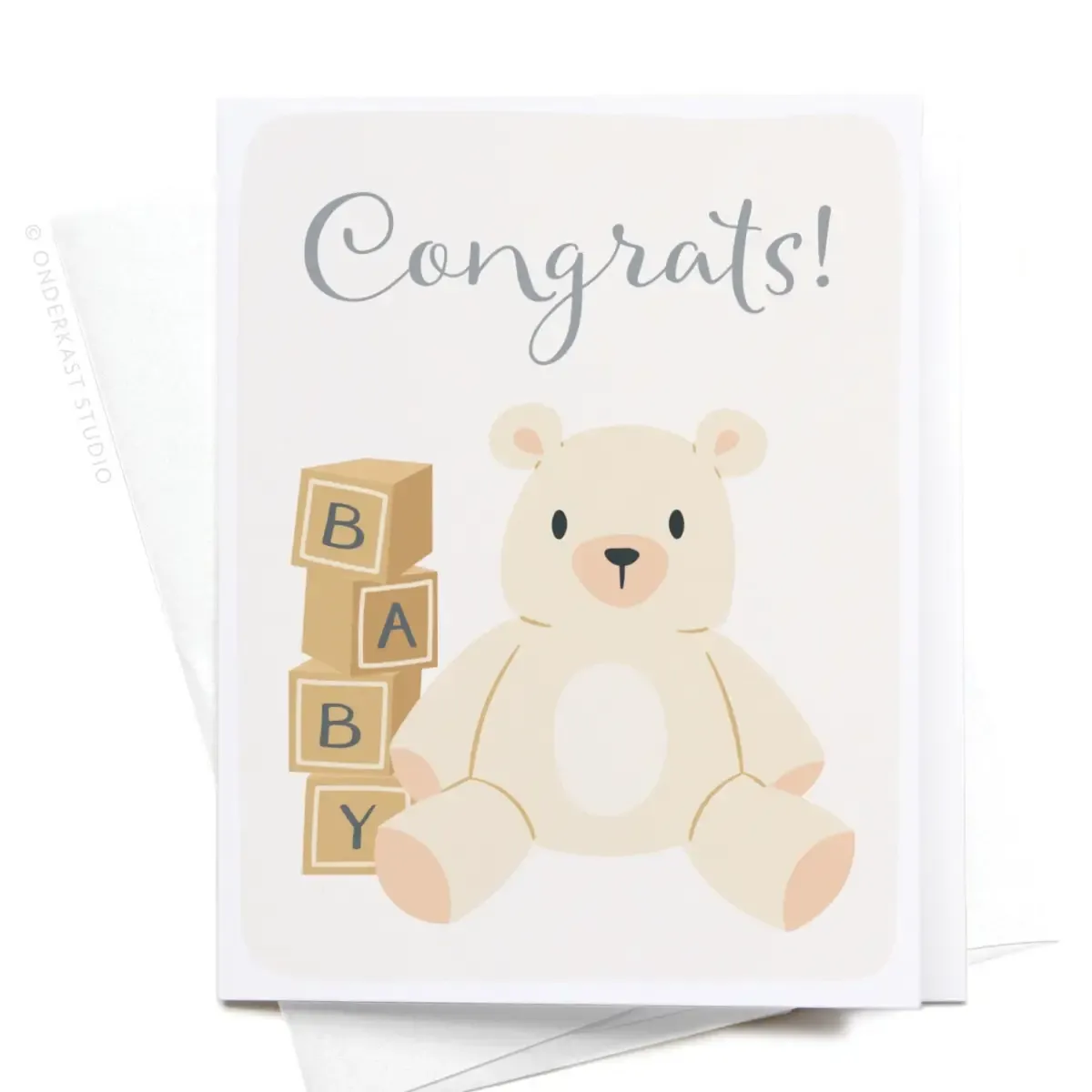 Congrats Teddy Card