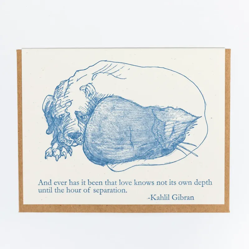 Pet Condolence Card