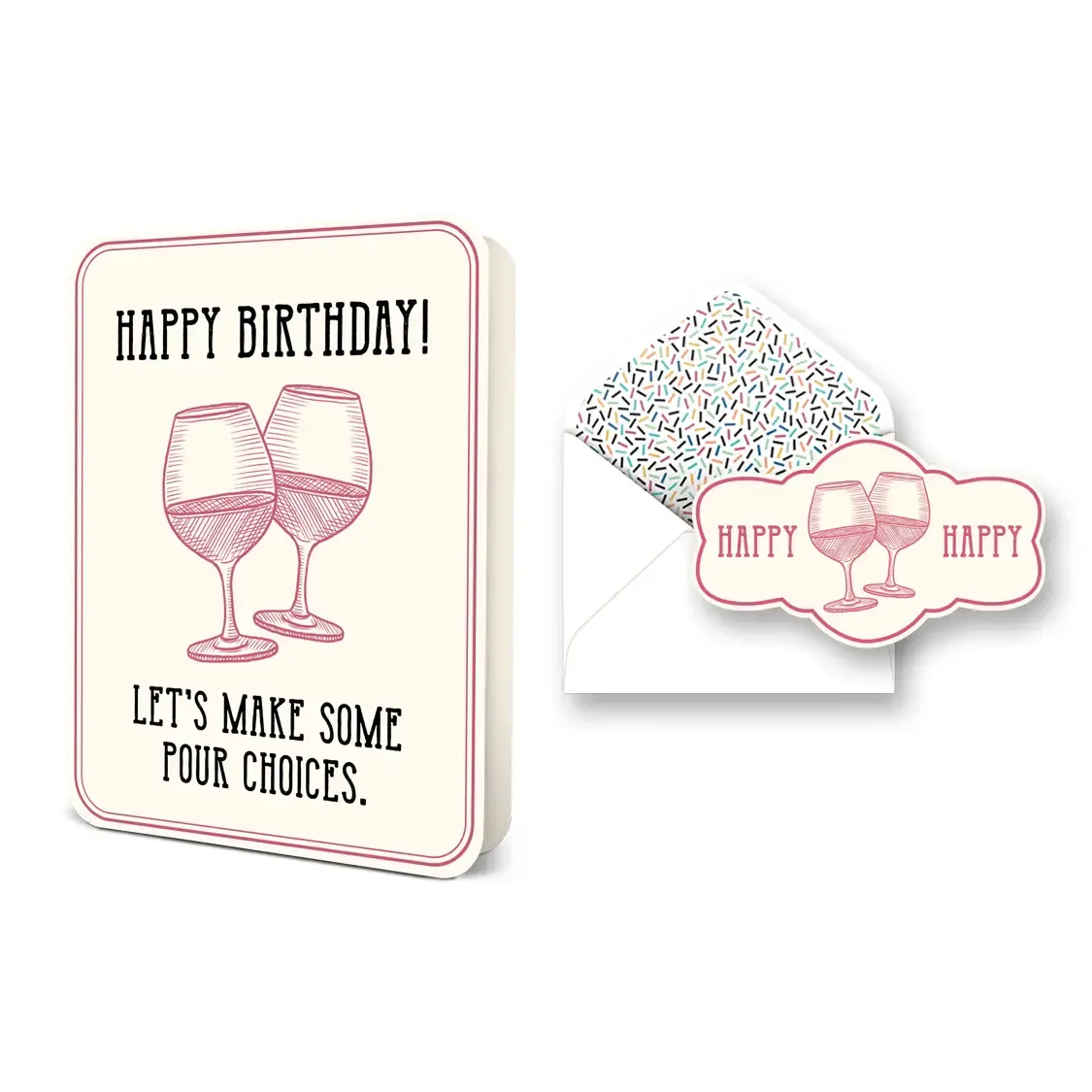 Let&#39;s Make Pour Choices Card