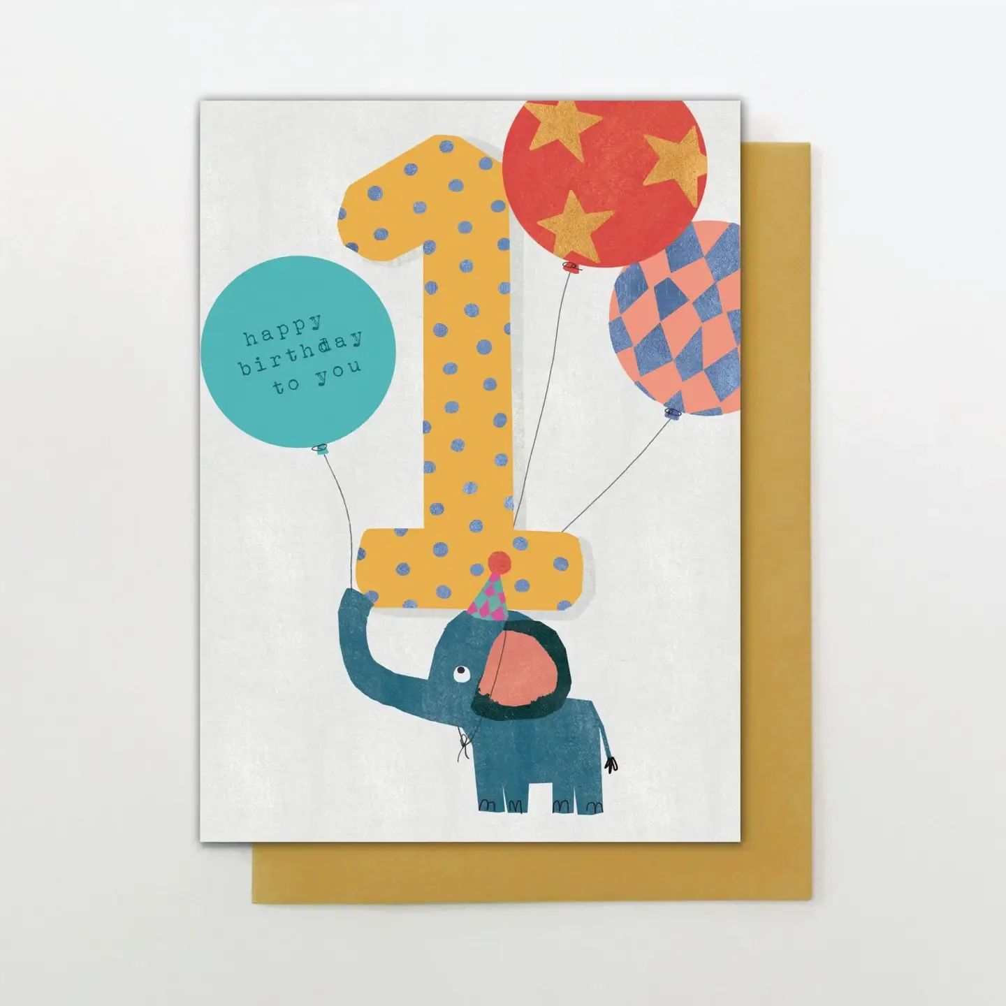 One Year Birthday Card