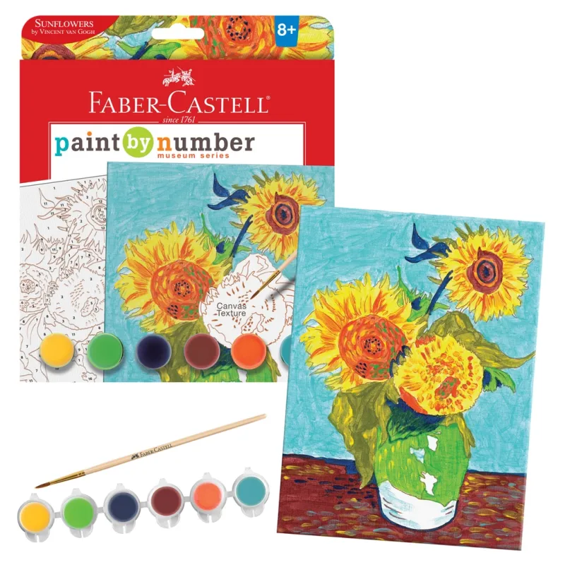 Paint by Number Sunflowers