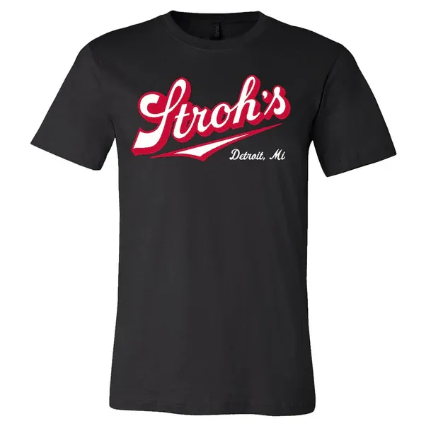Stroh&#39;s Black Tee