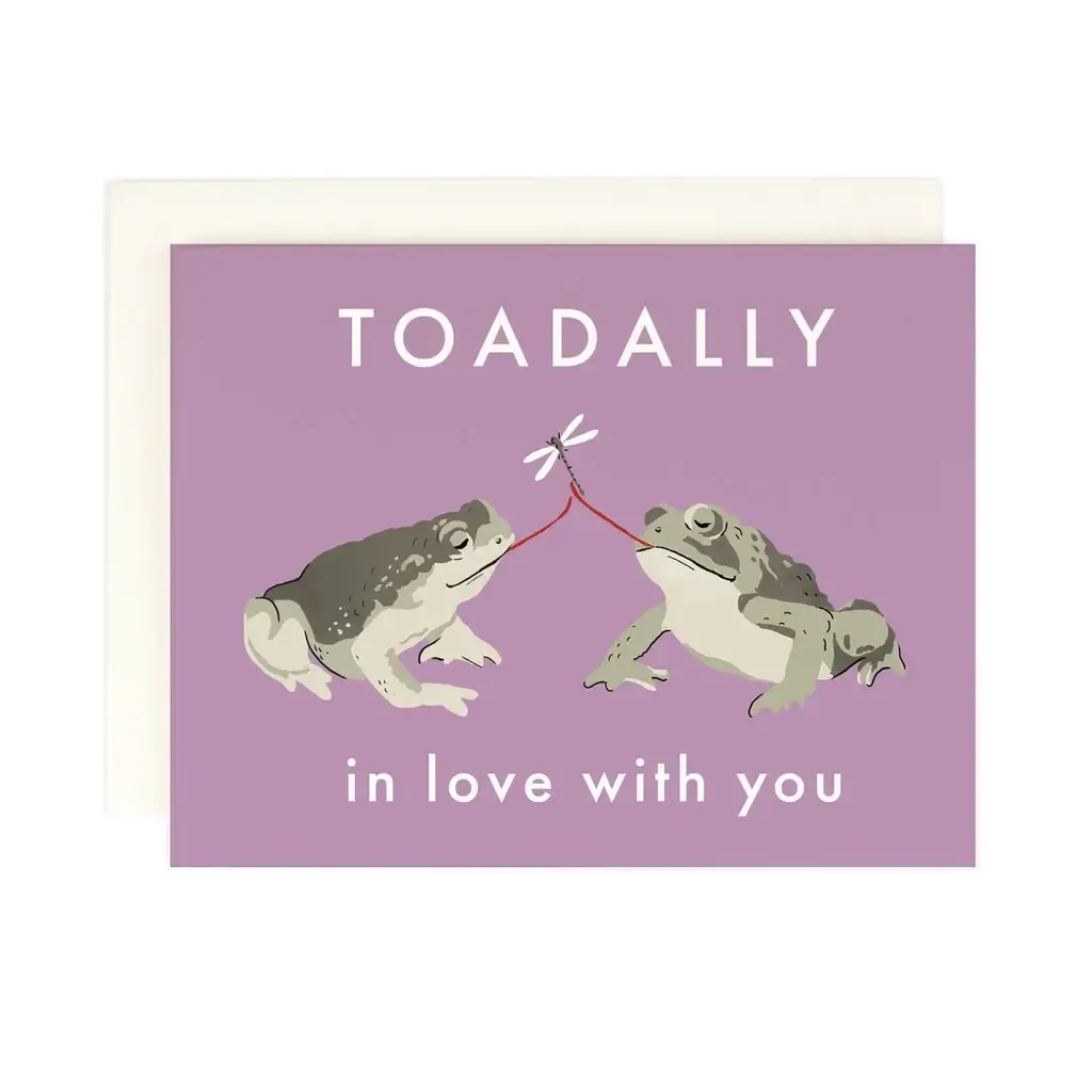 Toadally in Love Card