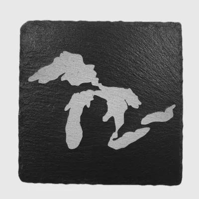 Great Lakes Silhouette Coaster