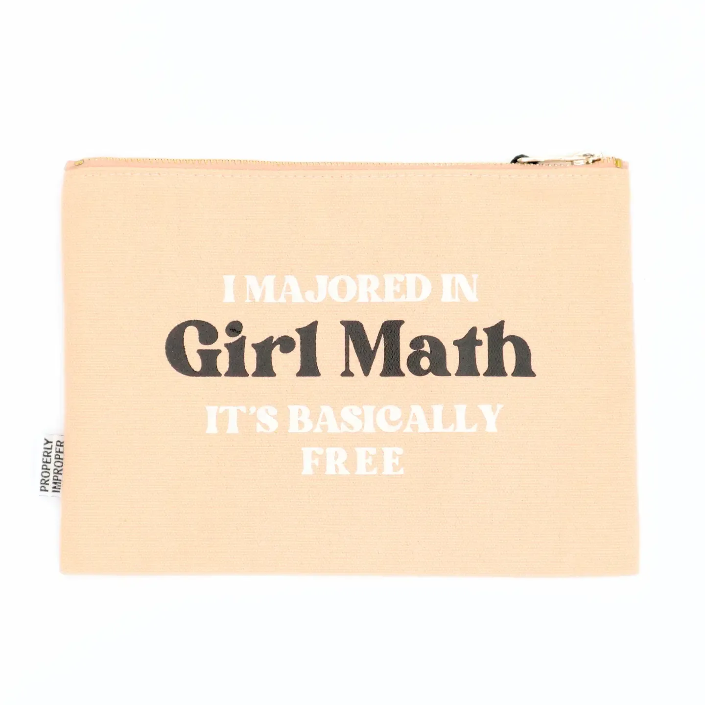 Girl Math Canvas Pouch Girl Math Canvas Pouch