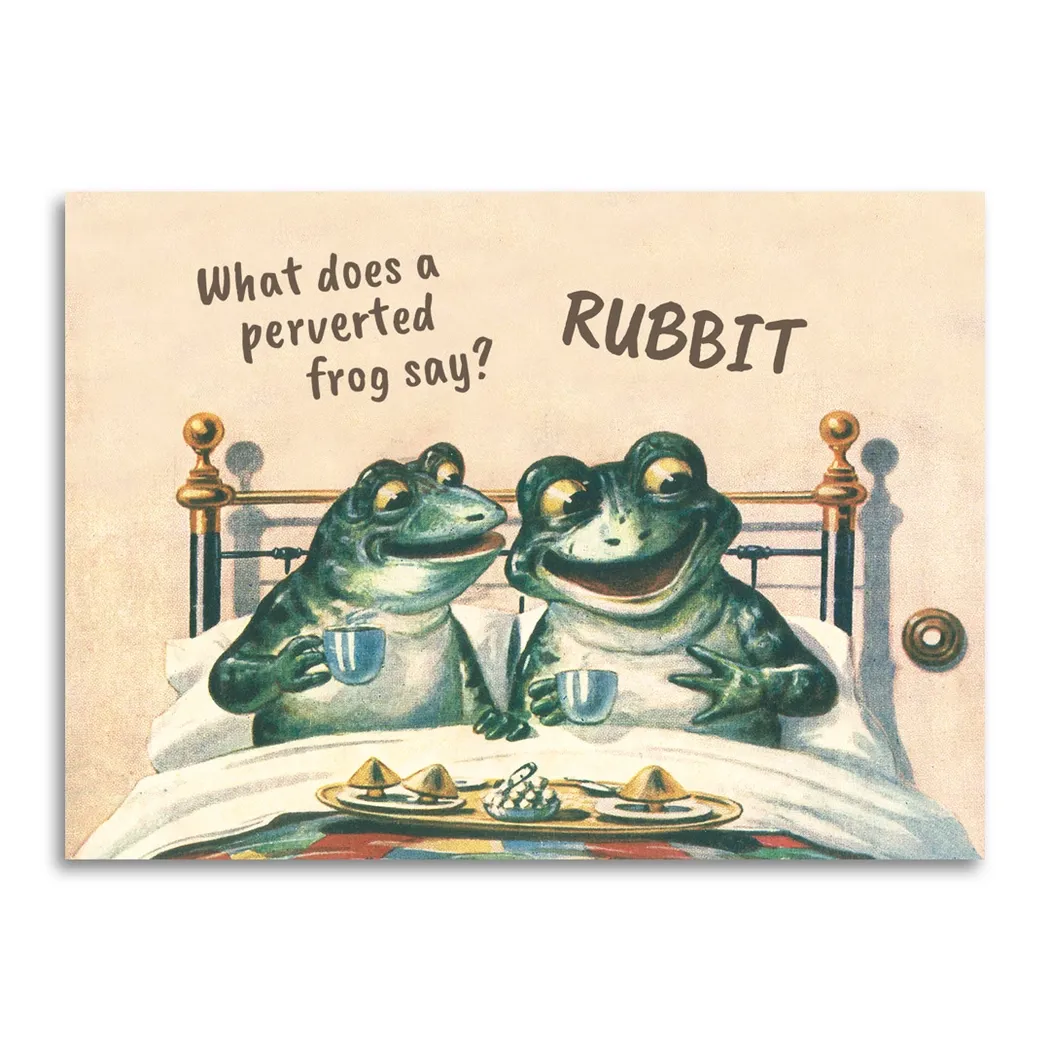 Perverted  Frog Card