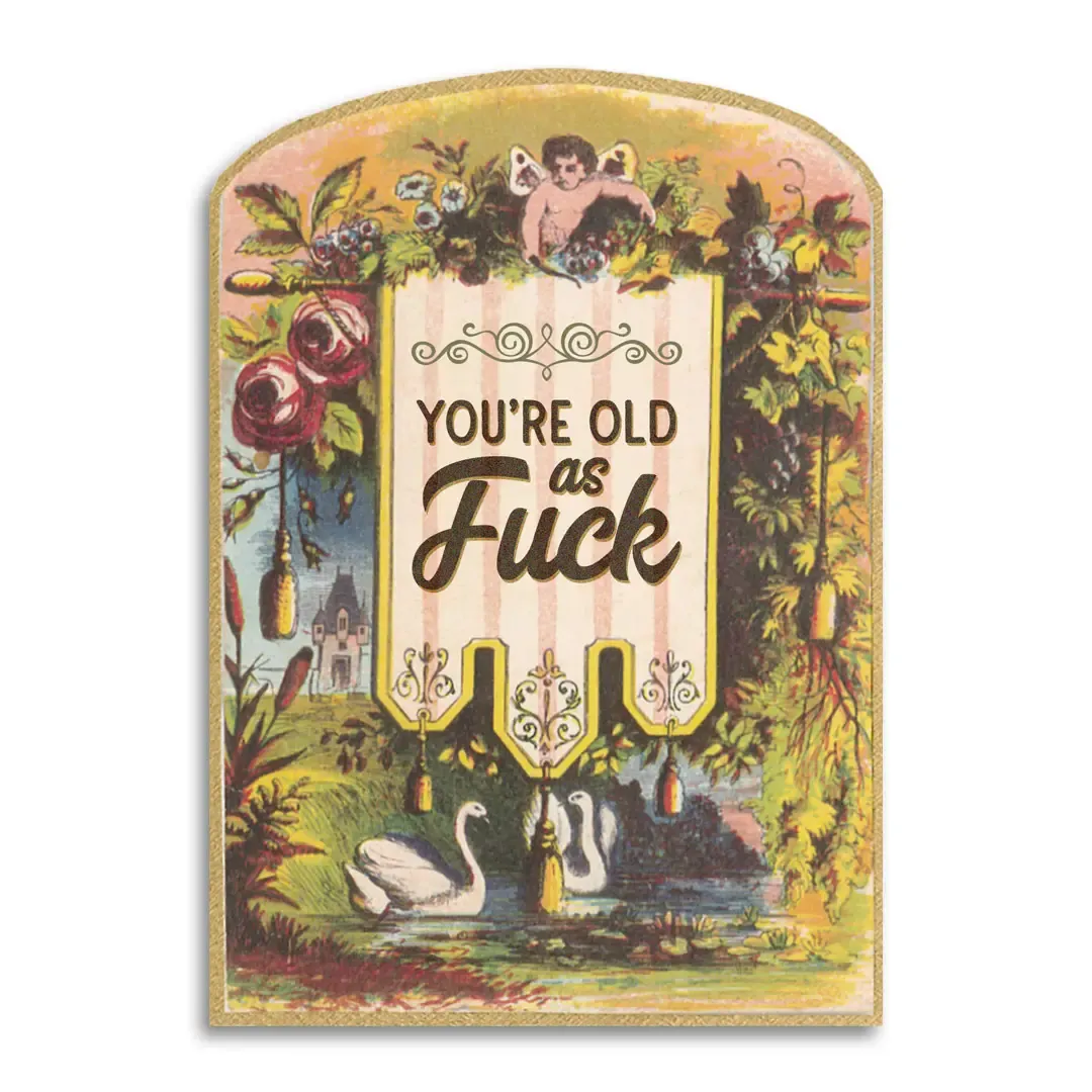 You&#39;re Old as Fuck Card