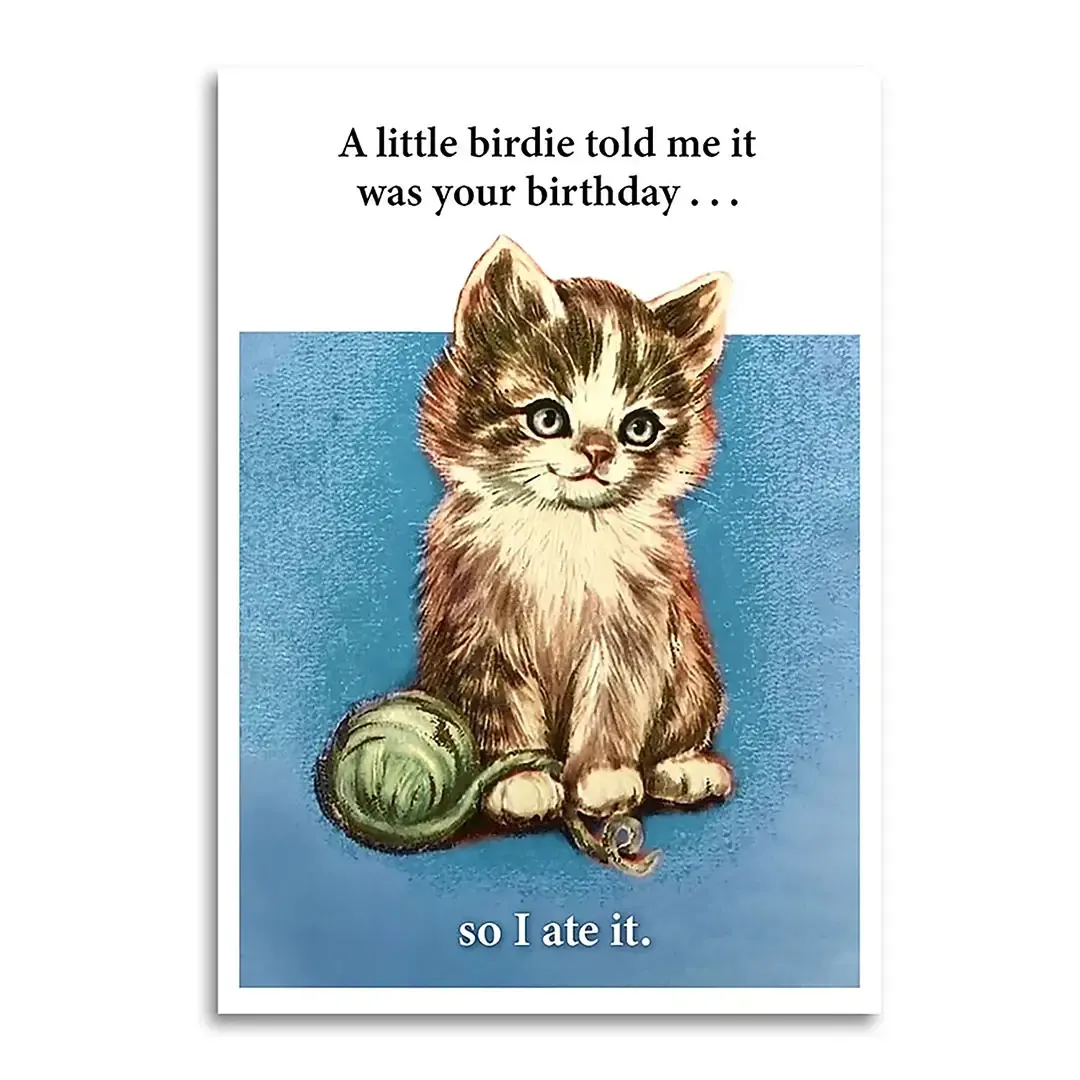 Little Birdie Birthday Card