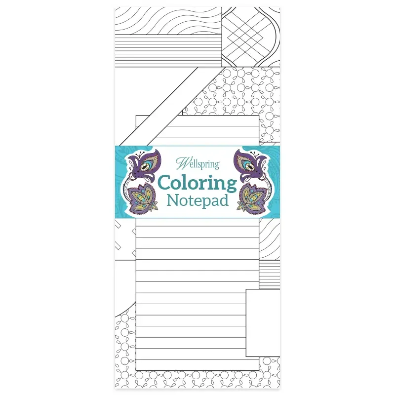 Patchwork Coloring Notepad