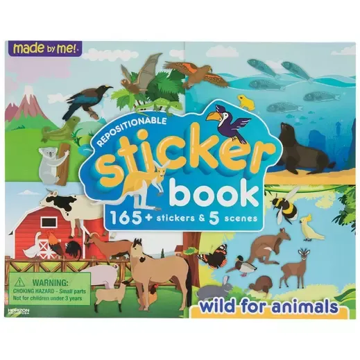 Wild Animals Sticker Book