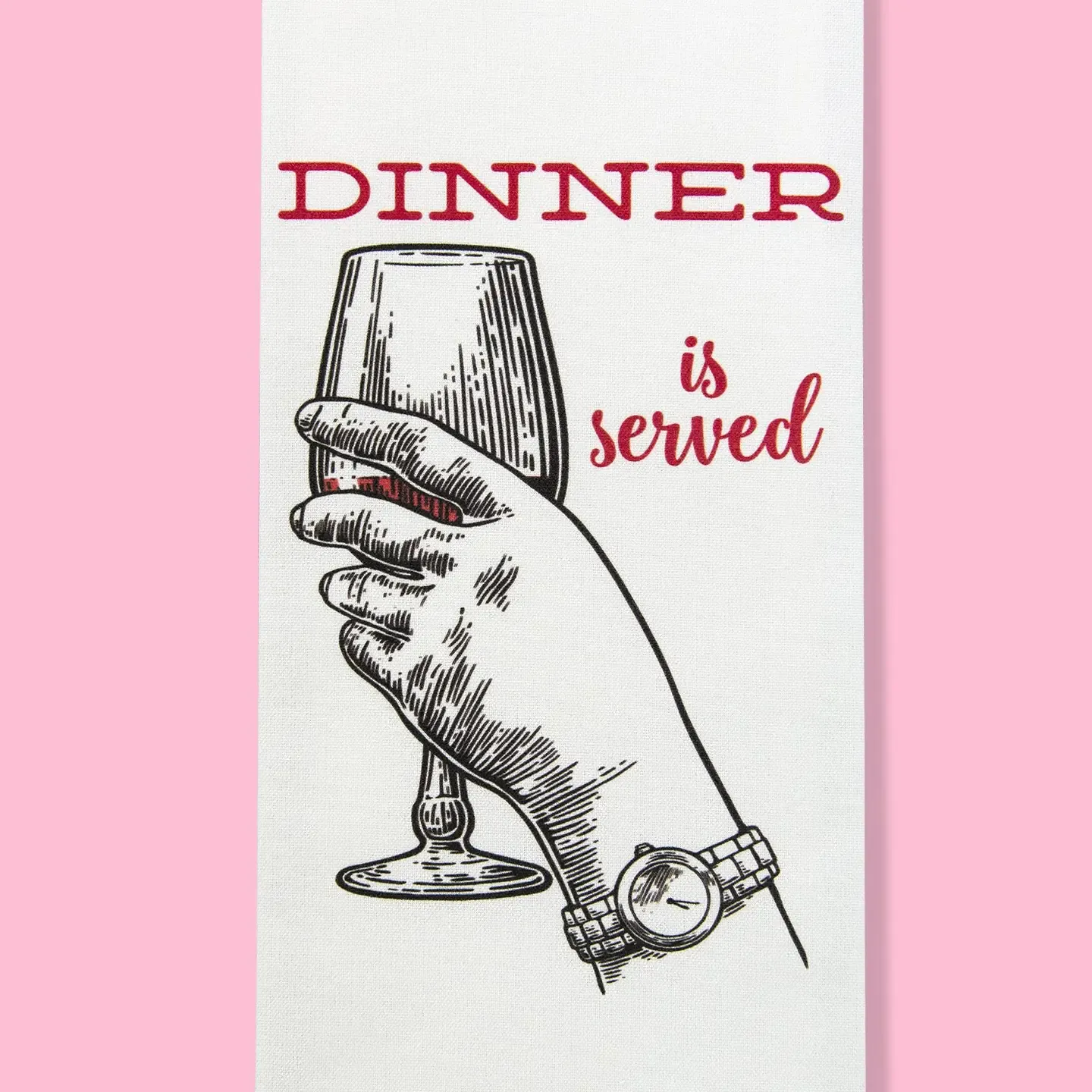 Dinner is Served Dishtowel