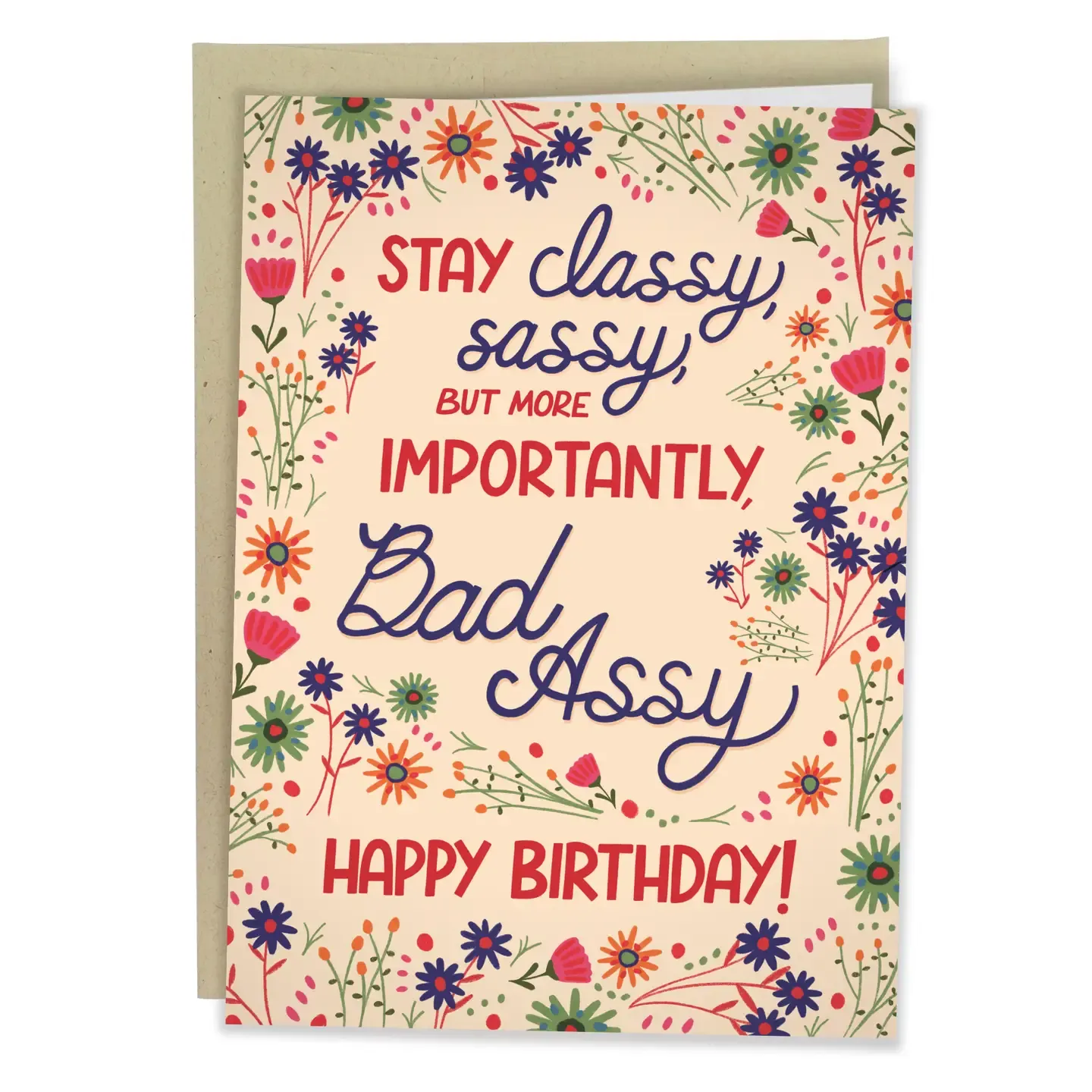 Stay Classy Birthday Card