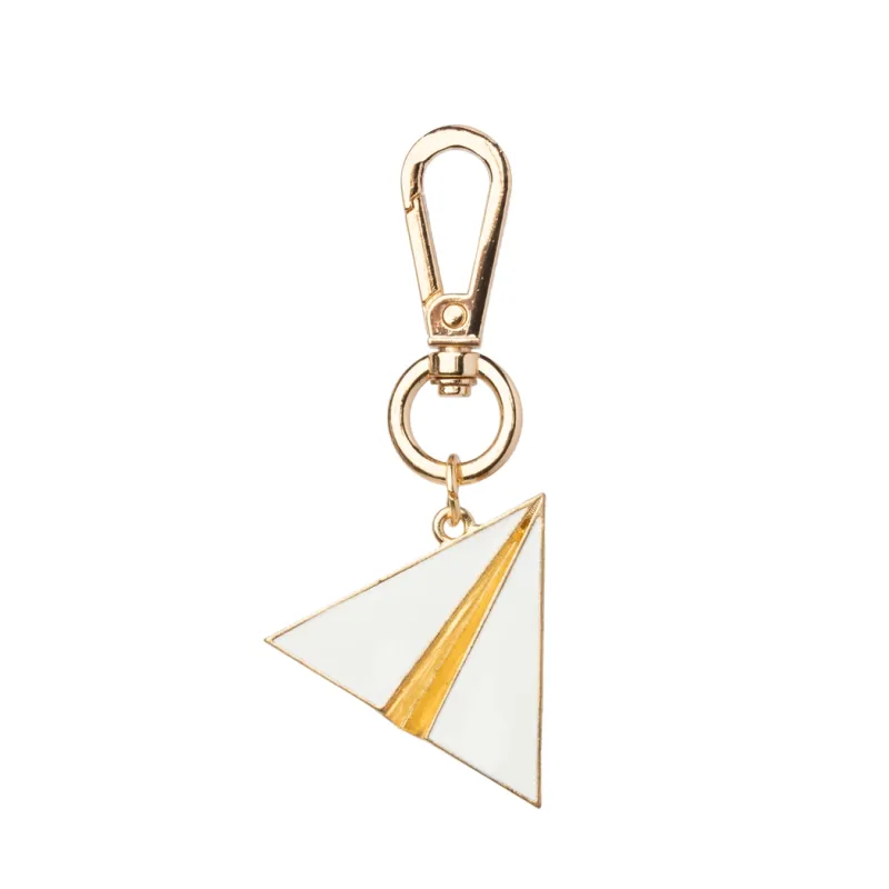 Paper Airplane Bag Charm