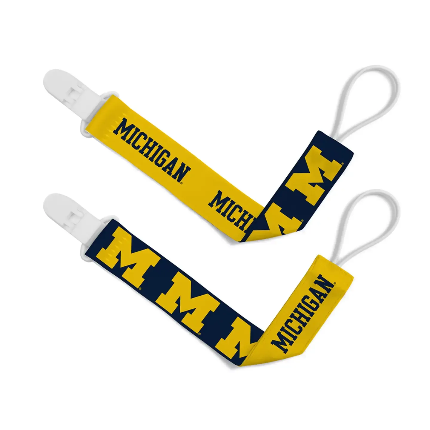 U of M Pacifier Clip