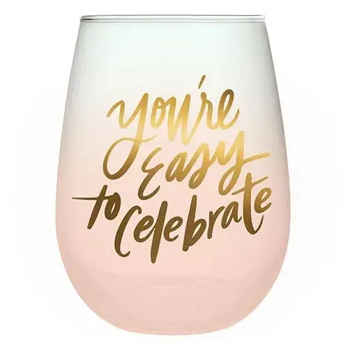 Celebrate Wine Glass