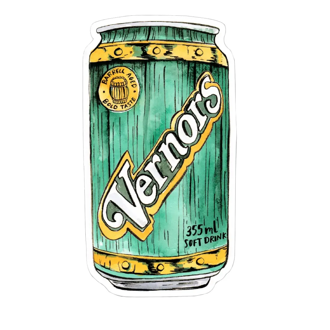 Vernor&#39;s Sticker