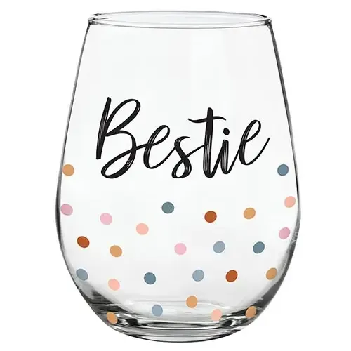 Bestie Wine Glass
