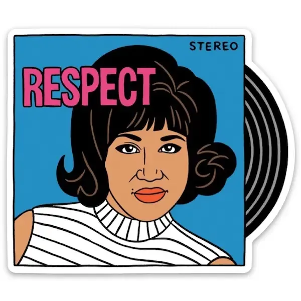 Aretha Sticker