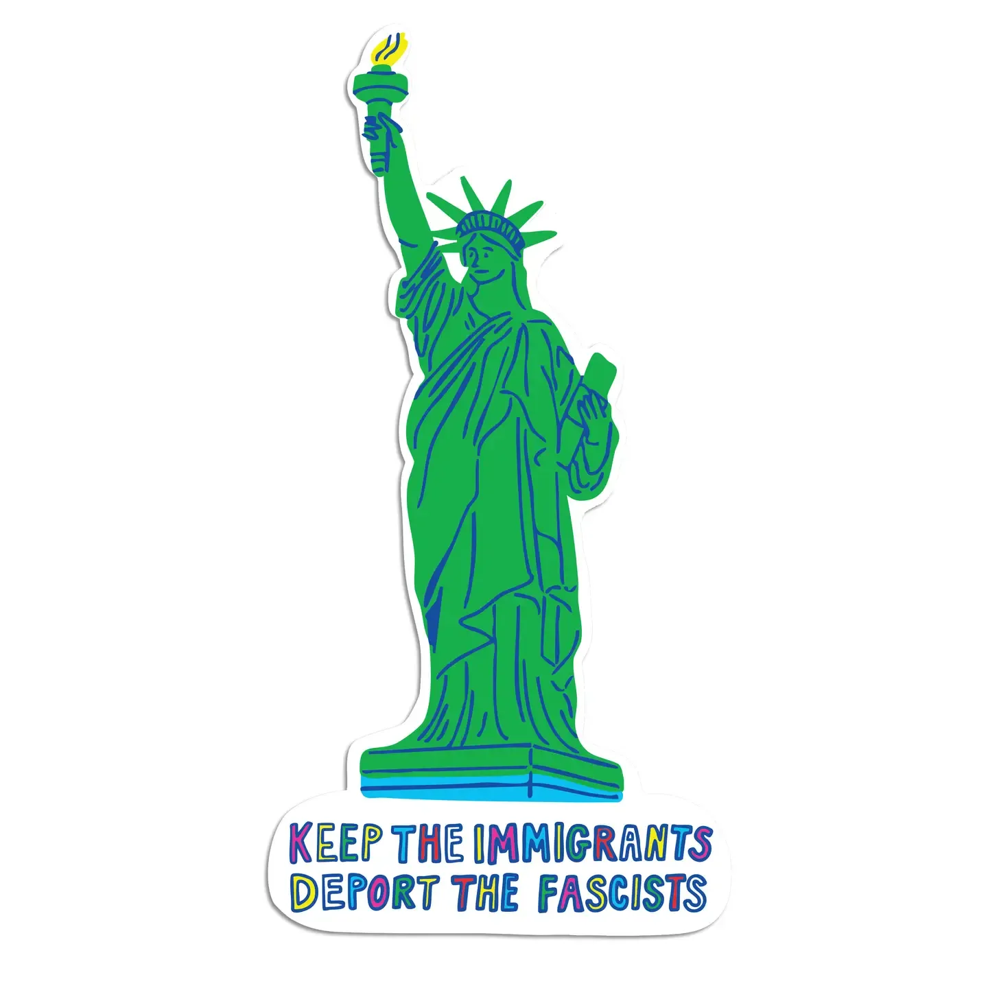 Keep the Immigrants Sticker