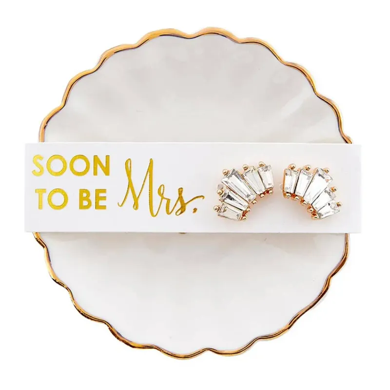 Mrs. Earrings with Tray